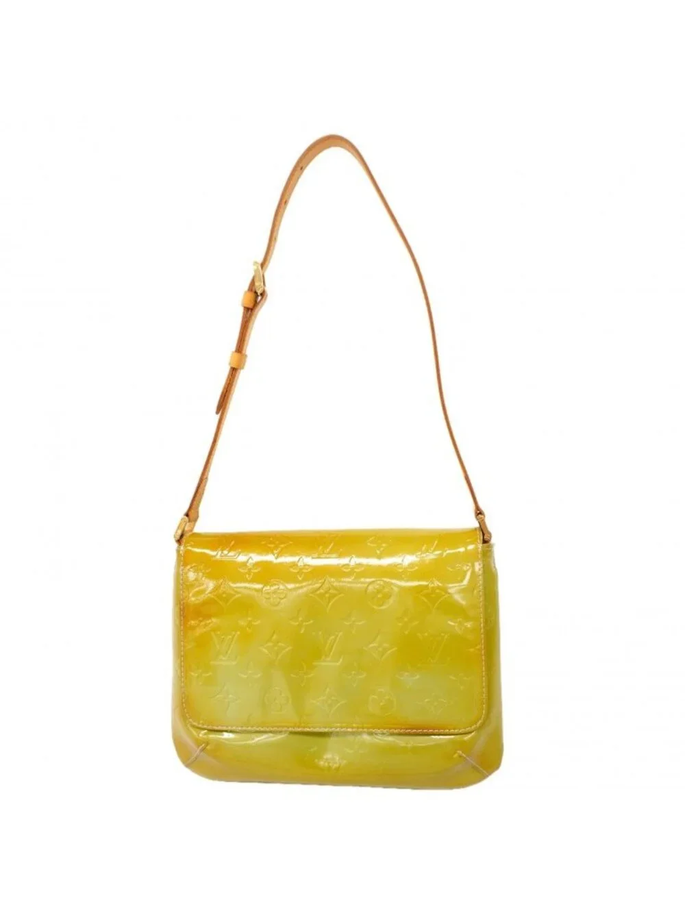 Louis Vuitton Shoulder Bag Vernis Thompson Street Baby Blue